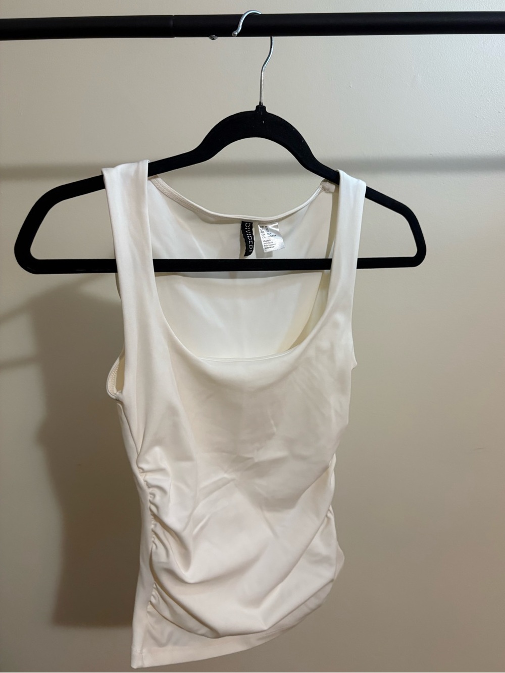 H&M White Scoop Neck Tank Top